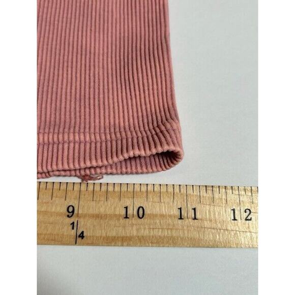 Free People Movement Happiness Runs Tank Top Cropped Ribbed Knit Pink XS/S - Picture 3 of 5